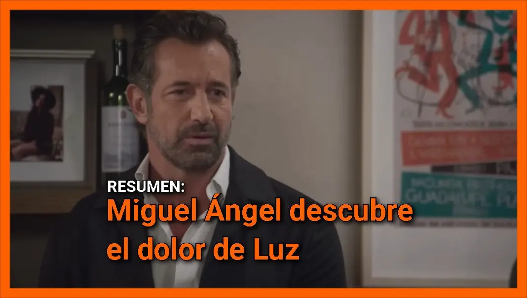 Miguel Ángel descubre el dolor de Luz en el resumen del capítulo 62